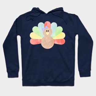 Thanksgiving Turkey with bow Hoodie